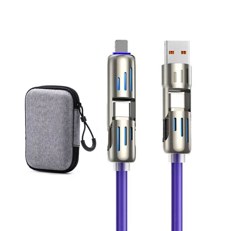 4-in-1 usb mobile phone data cable - Price Value Store