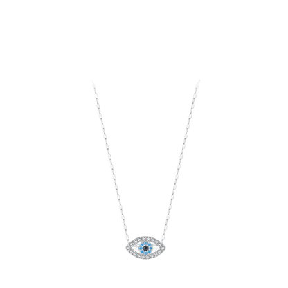 Modian S925 sterling silver micro-inlaid Devil's Eye necklace - Price Value Store