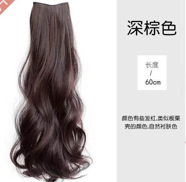 3-Piece Seamless Invisible Long Curly Hair Extensions for Women - Price Value Store