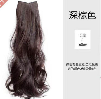 3-Piece Seamless Invisible Long Curly Hair Extensions for Women - Price Value Store