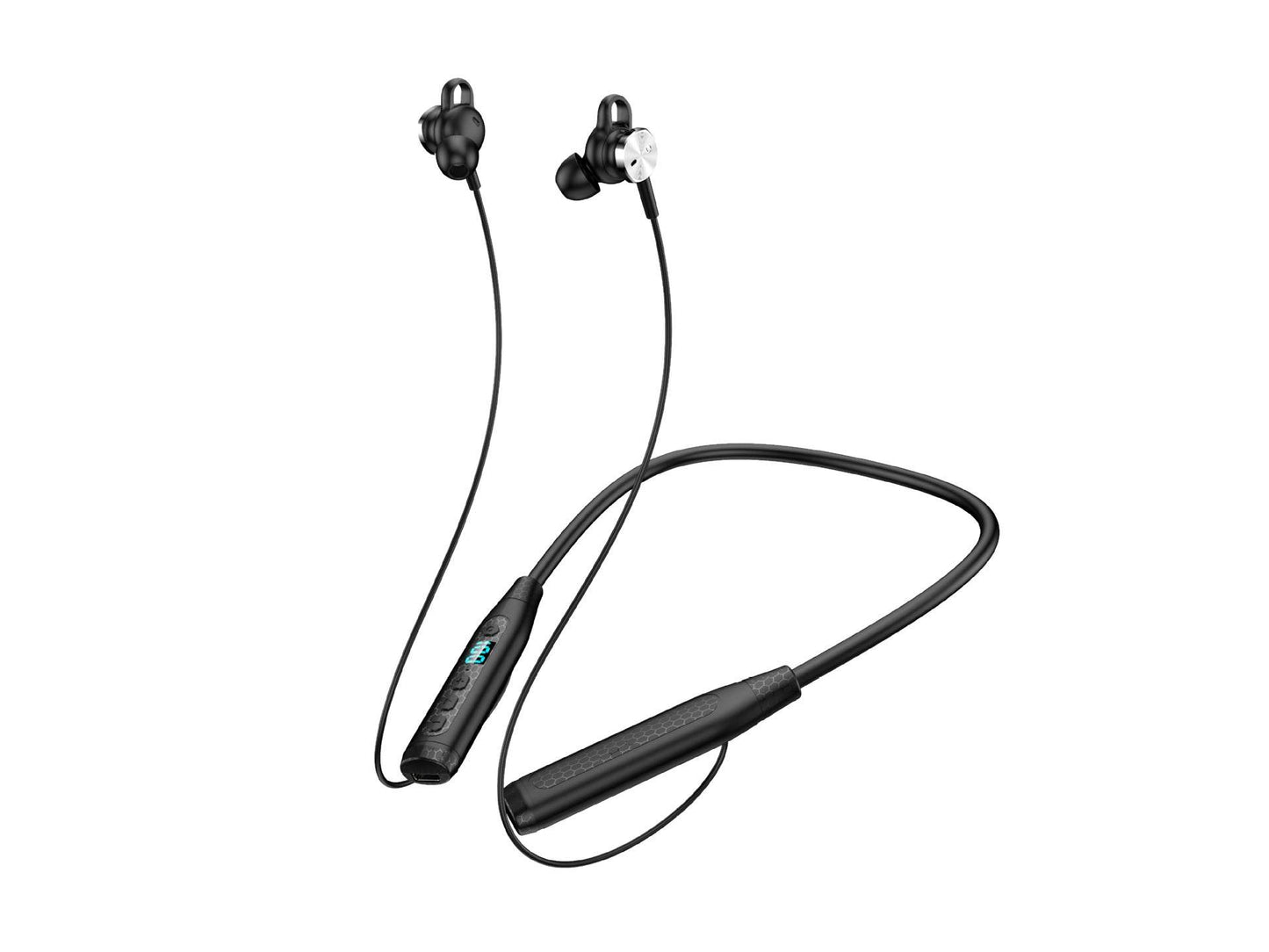 Dual Battery Bluetooth Headset Wireless Hanging Neck Type - Price Value Store