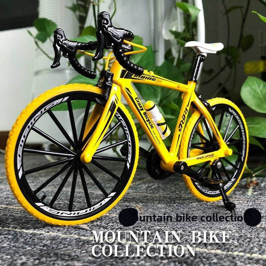 Mini Alloy Curved Handlebar Bicycle Model - Price Value Store