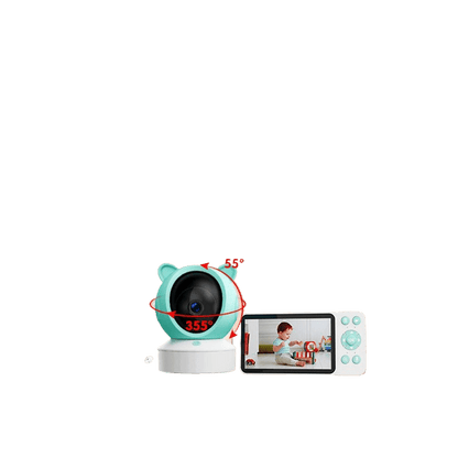 Graffiti WiFi Wireless Remote Video Baby Monitor with Screen Mobile Tracking Cry Alarm Baby Monitor - Price Value Store