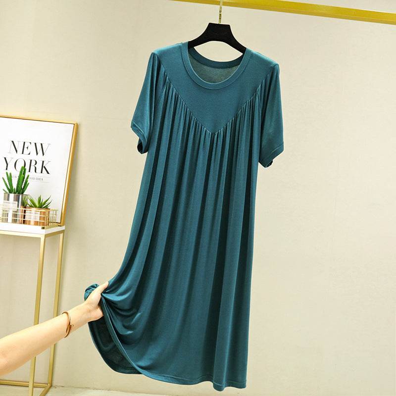 Modal Summer Nightdress Loose Fit Casual Dress for Women - Price Value Store