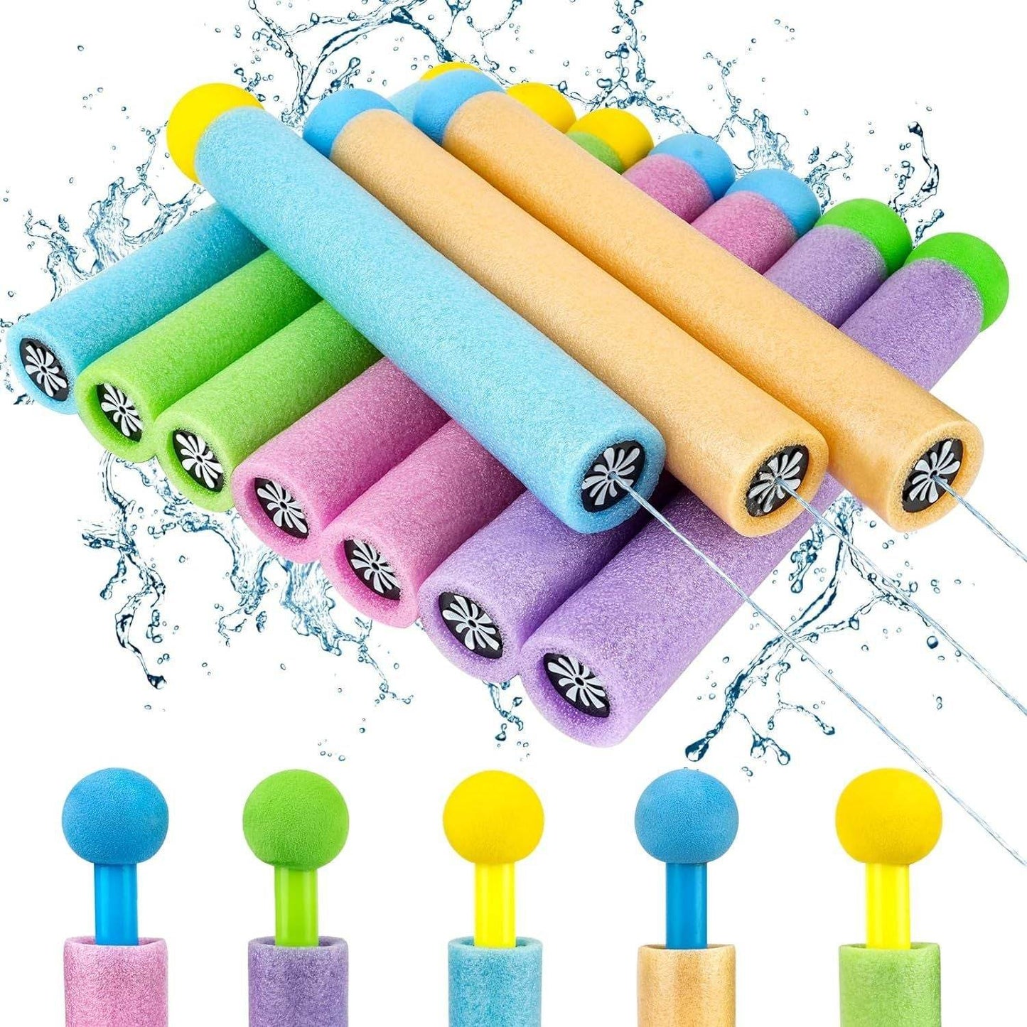 Straight tube foam water play pull-out toy - Price Value Store
