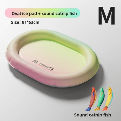 Pet ice mat, dog ice bed mat, summer sleeping mat, cat summer sleeping cooling mat, durable dog bed mat - Price Value Store