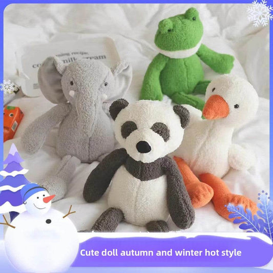 The cute frog soothes the stuffed toy - Price Value Store