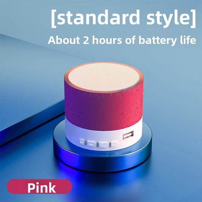 Portable Mini Colorful Bluetooth Speaker with LED Lights - Price Value Store