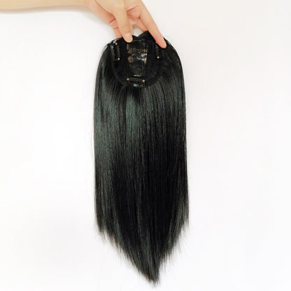 Middle Part Synthetic Hairpiece with Bangs
