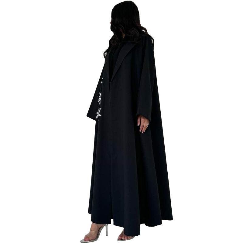 Embroidered cardigan robe - Price Value Store