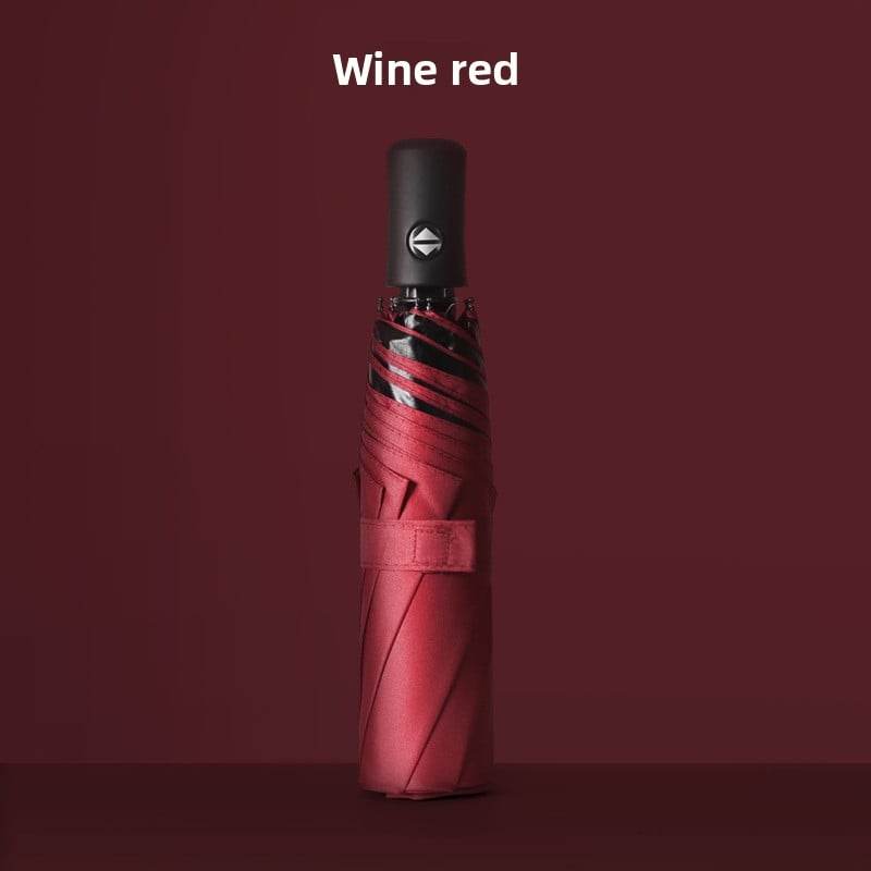 The fully automatic umbrella is suitable for both sunny and rainy days - Price Value Store