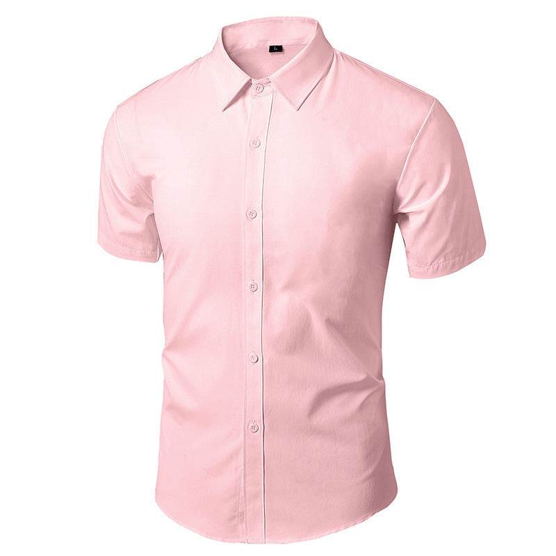 Men's Long/Short Sleeve Slim Fit Non-Ironing Casual Shirt - Price Value Store