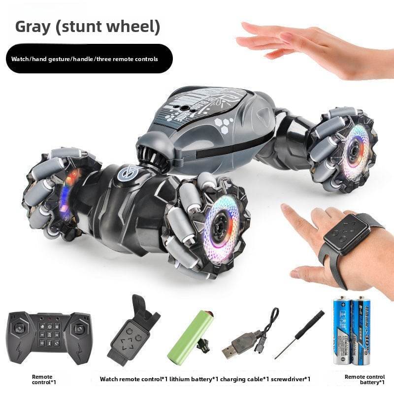 Gesture Induction Deformation Remote Control Car Children's Toy Twisted Four-wheel Drive Climbing Racing Car Boy Charged Electric Off-road Vehicle - Price Value Store