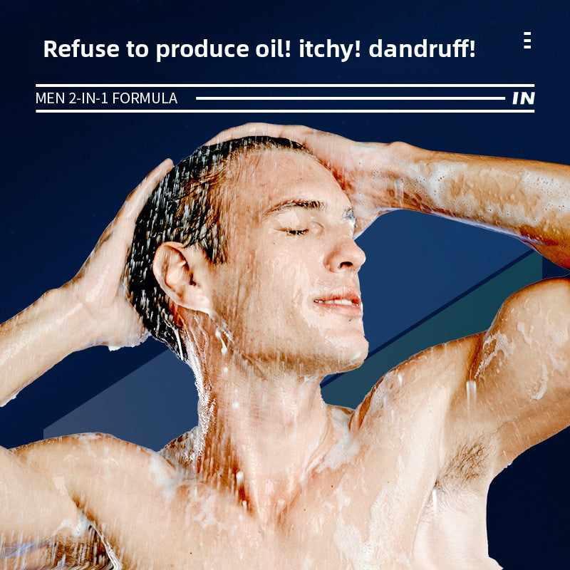 Anti-Dandruff Men's Two-In-One Shampoo and Shower Gel