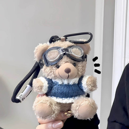 Pilot Bear Plush Keychain Doll - Price Value Store