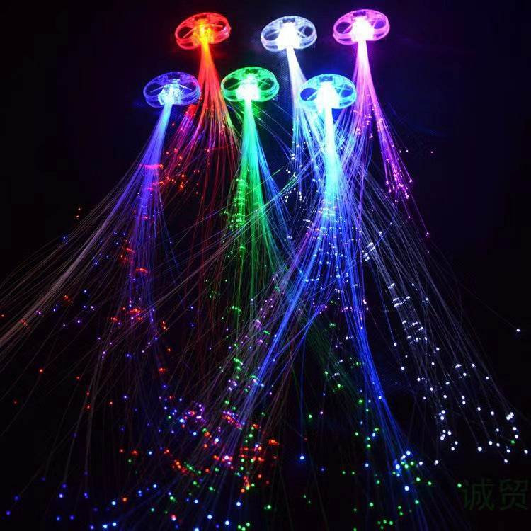 Toy fake hair, fiber optic hairpin braid - Price Value Store