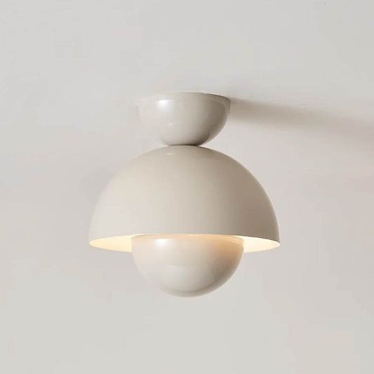 Nordic flower bud ceiling lamp modern minimalist entrance corridor aisle lamp cream style cloakroom balcony lamp - Price Value Store
