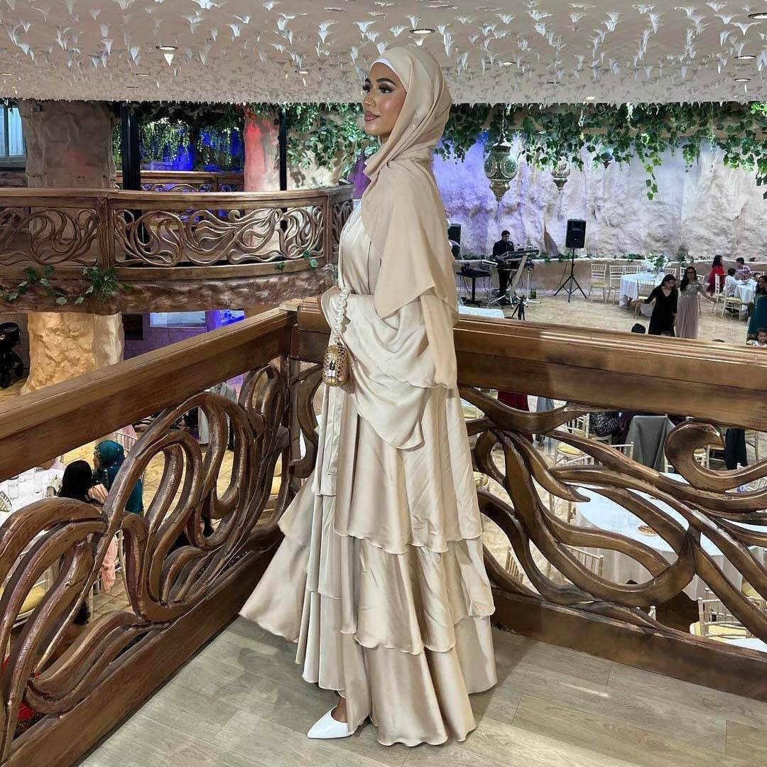 Modest Muslim Abaya Robe - Solid Color Long Dress - Price Value Store