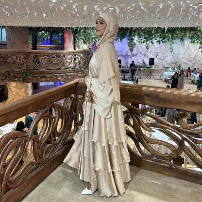 Modest Muslim Abaya Robe - Solid Color Long Dress - Price Value Store