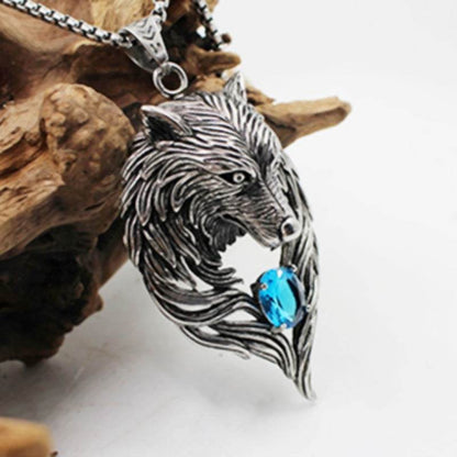 Domineering Wolf Head Necklace - Price Value Store