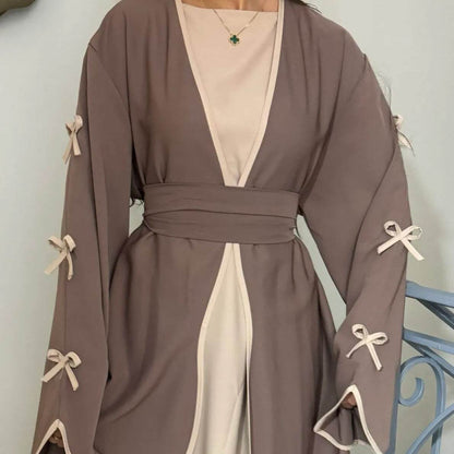 Belted long dress - Price Value Store