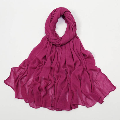 Solid-color simple headscarf - Price Value Store