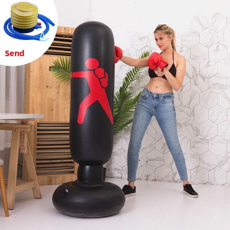 Inflatable fitness boxing column untoppleable figure - Price Value Store