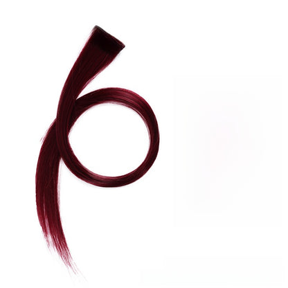 Colorful Hair Extension Piece High Temperature Silk
