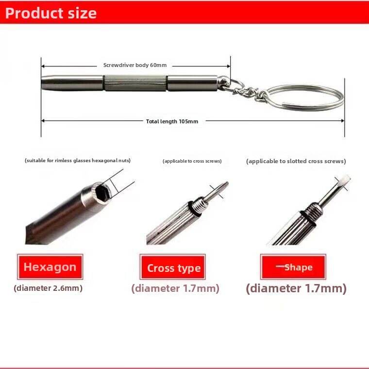 Portable Three-in-One Multi-function Screwdriver Set - Price Value Store