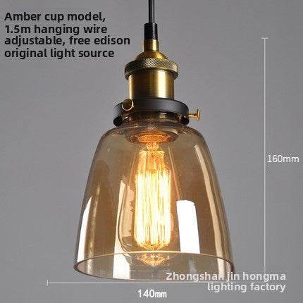 Creative retro glass chandelier - Price Value Store