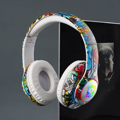 Bluetooth Glowing graffiti headphones - Price Value Store