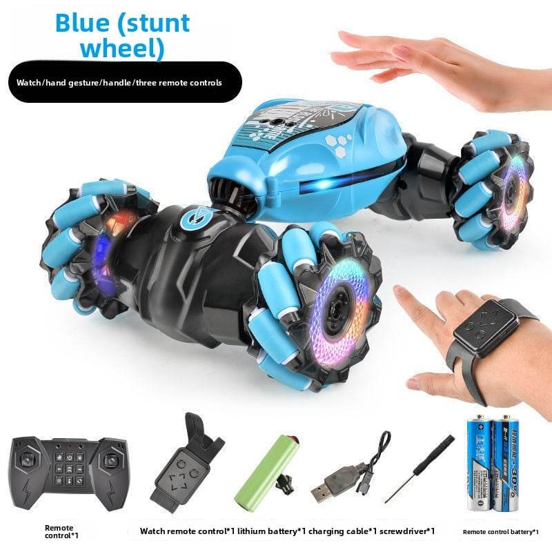 Gesture Induction Deformation Remote Control Car Children's Toy Twisted Four-wheel Drive Climbing Racing Car Boy Charged Electric Off-road Vehicle - Price Value Store
