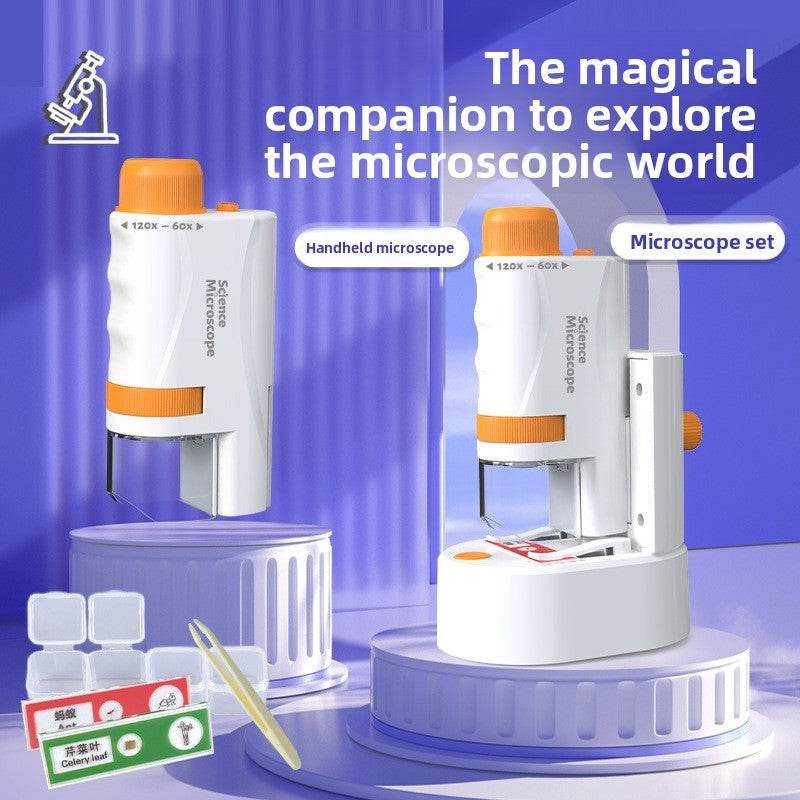 Portable handheld experimental kit for microscopes - Price Value Store