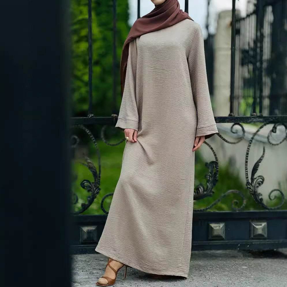 Elegant Long Sleeve Women's Dress with Pockets - Price Value Store
