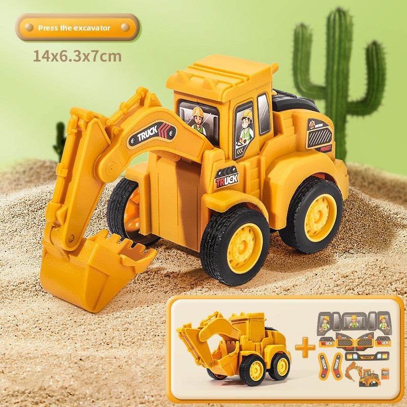 Toy car, excavator, inertial off-road vehicle - Price Value Store