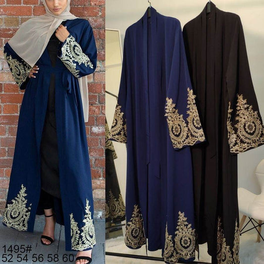 Lace fitted robe - Price Value Store