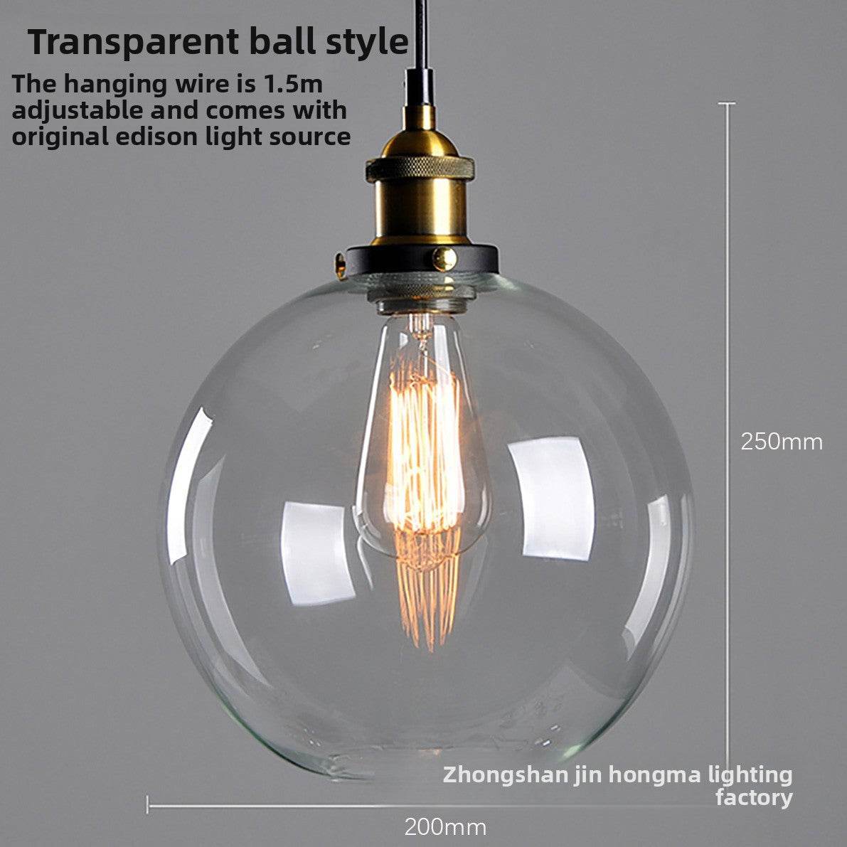 Creative retro glass chandelier - Price Value Store