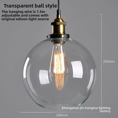 Creative retro glass chandelier - Price Value Store