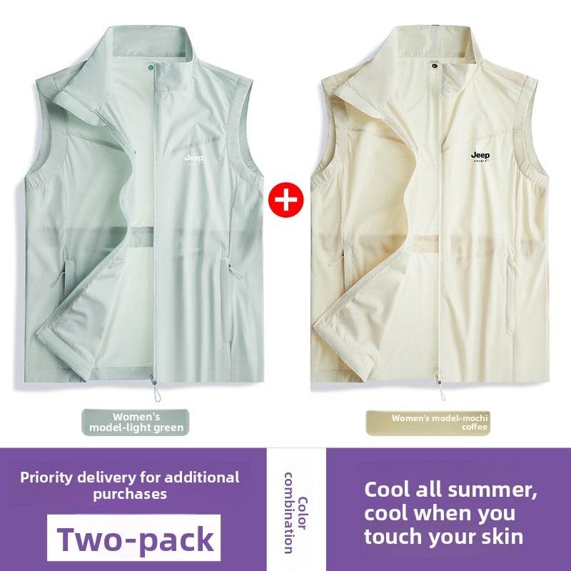 Ice Silk Sun Protection vest - Price Value Store