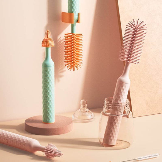 Electric baby bottle brush cleaning brush set - Price Value Store