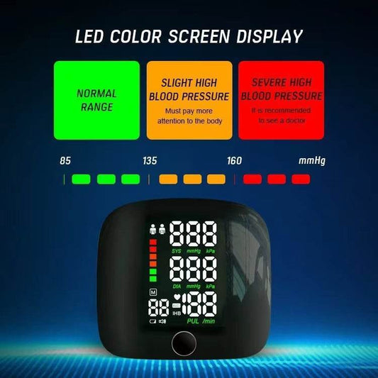 Blood pressure monitor fully automatic electric intelligent blood pressure measuring instrument - Price Value Store