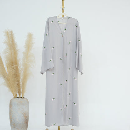 Flower Embroider Elegant Cardigan