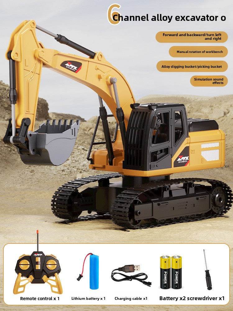 Children's oversized remote control excavator toys - Price Value Store