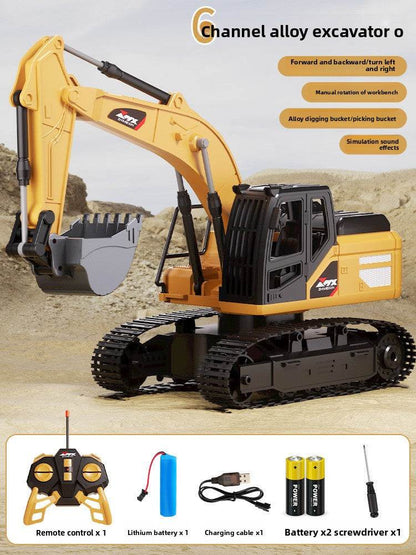 Children's oversized remote control excavator toys - Price Value Store