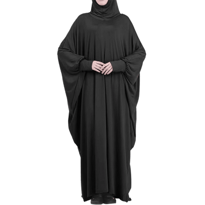 Hooded bat-sleeved dress - Price Value Store