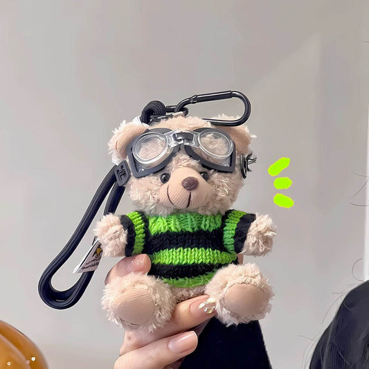 Pilot Bear Plush Keychain Doll - Price Value Store