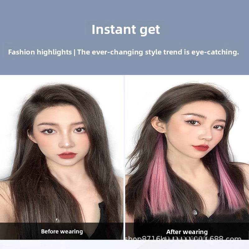 Colorful one-piece wig pieces - Price Value Store