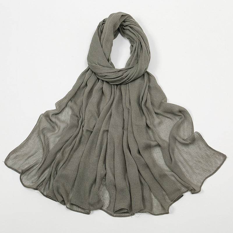 Solid-color simple headscarf - Price Value Store
