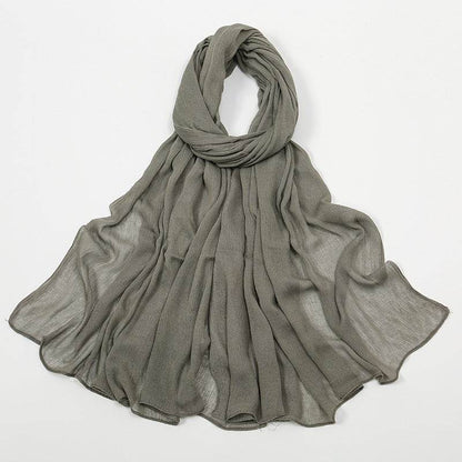 Solid-color simple headscarf - Price Value Store