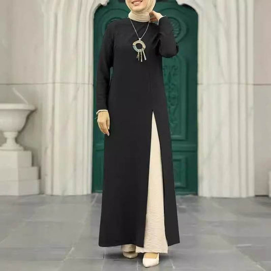 Silk long-sleeved robe - Price Value Store